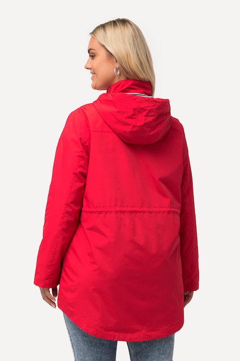 HYPRAR Funktionsjacke, wasserabweisend, A-Linie, Kapuze