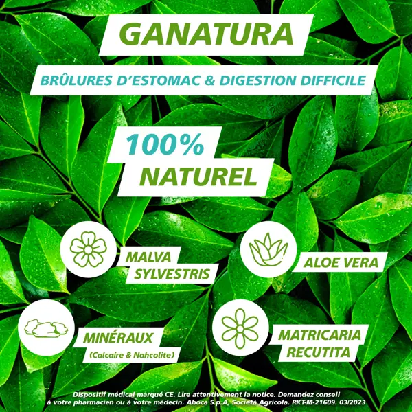 GANatura Alívio 100% Natural para Azia e Indigestão - 14 Sachês