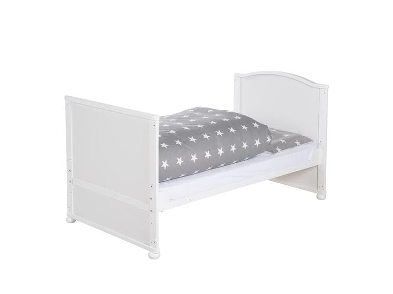roba Babybett Komplett-Set Little Stars 70 x 140 cm Komplettbettsett umbaubar inkl. Bettwäsche, Himmel, Nest und Matratze