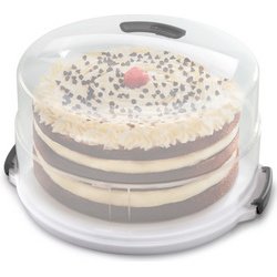 Cloche à gâteau ajustable et transportable