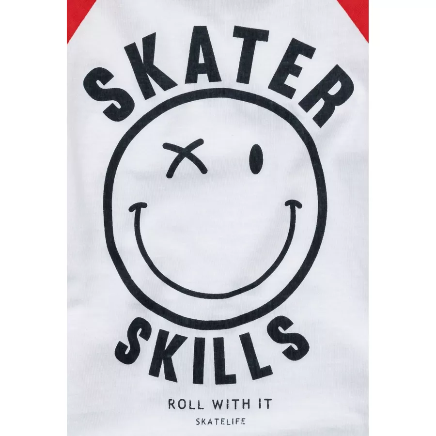 MINOTI T-Shirt WeißRot