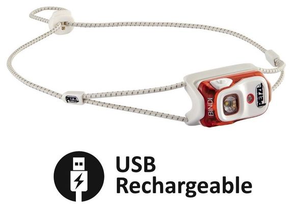 Lampe frontale Petzl Bindi orange