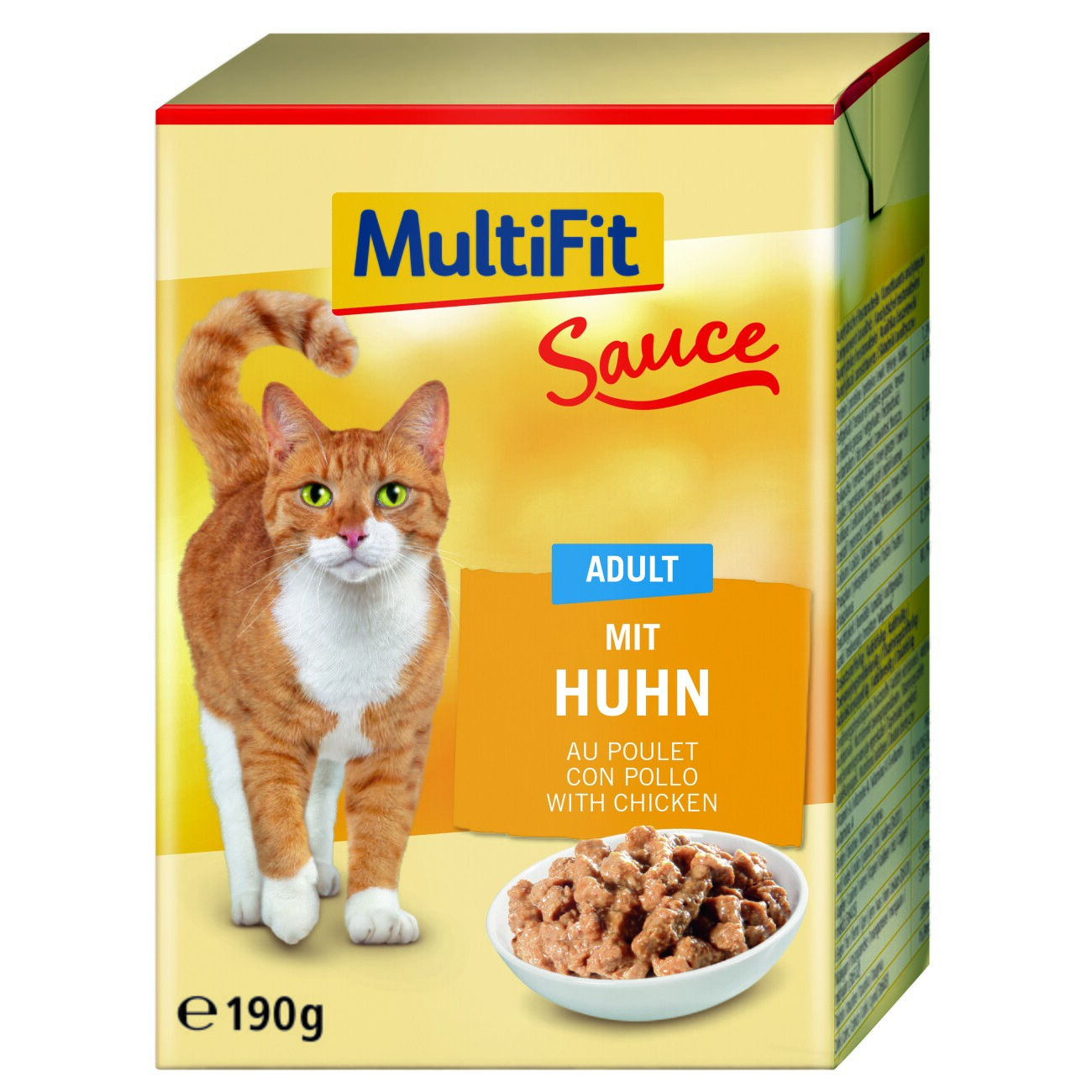 MultiFit Adult in Sauce 12x190g mit Huhn