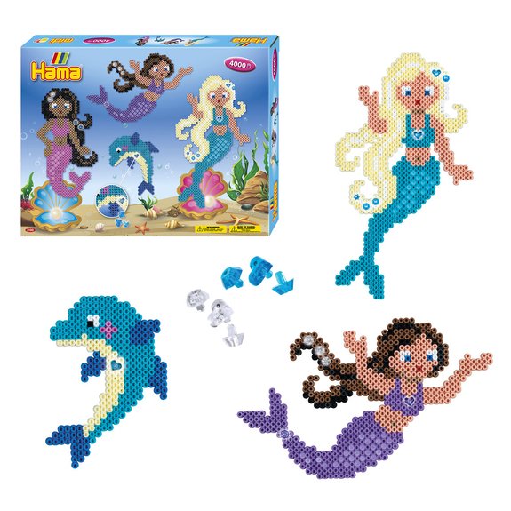 Perles Hama - Mini boîte les sirènes