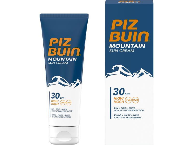 PIZ BUIN Sonnencreme Mountain LSF 30 50 ml Feuchtigkeitsspendender Sonnenschutz