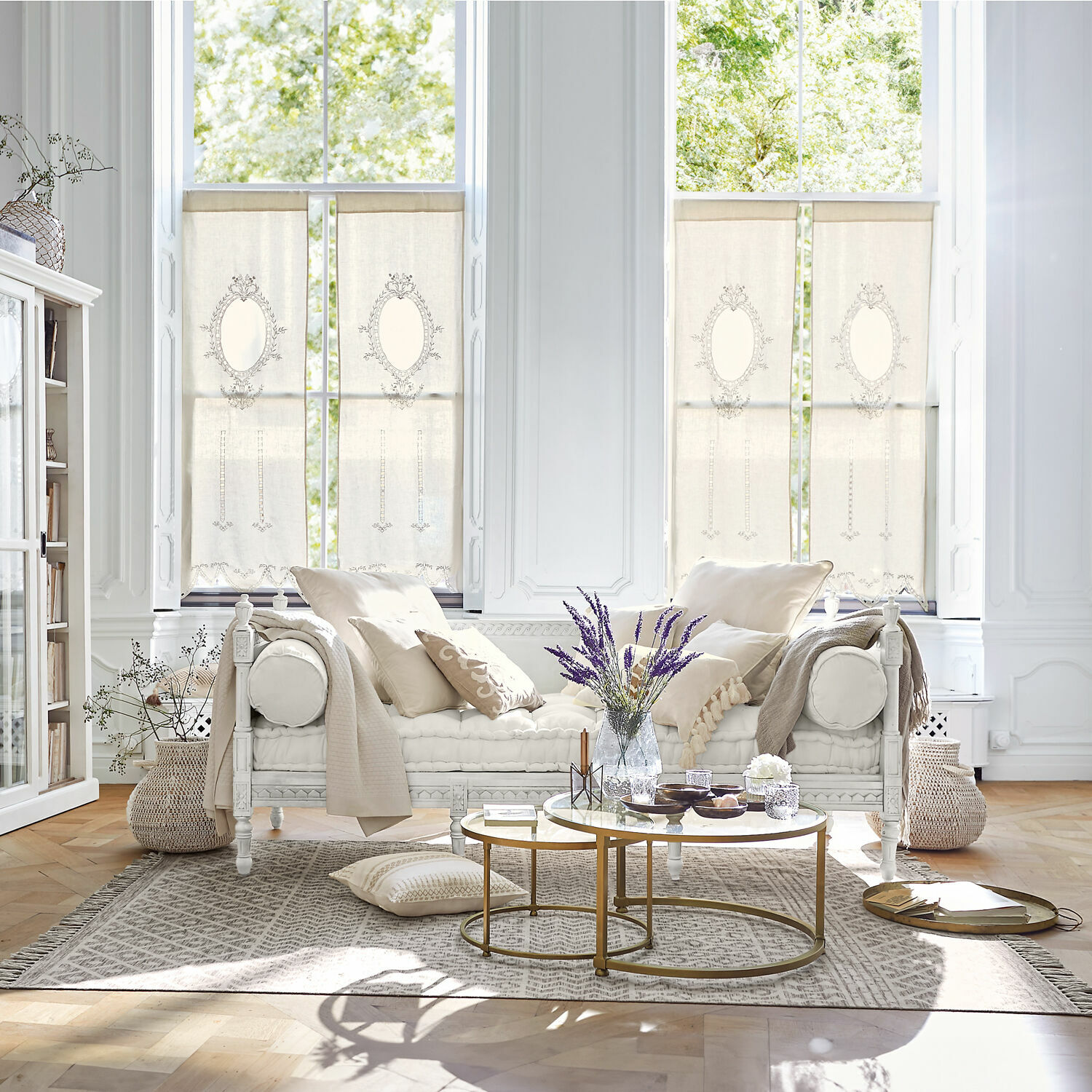 In-  &  Outdoor-Teppich Champigny 170x240 cm | creme/beige