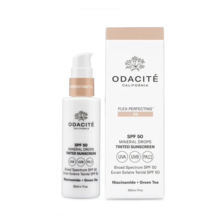Odacité Mineral Drops Tinted Sunscreen SPF 50 Flex-Perfecting™ - 30ml | 02