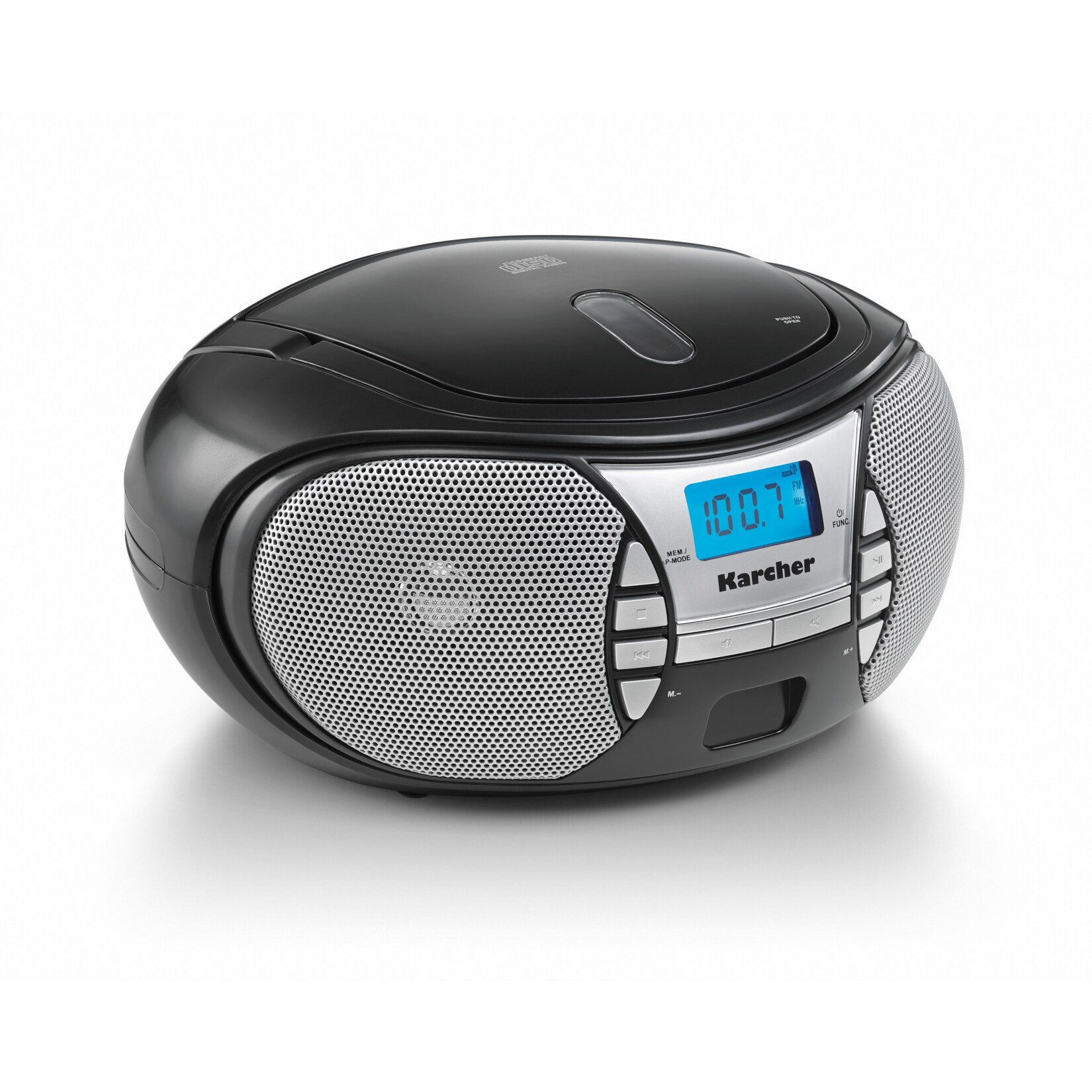 Karcher RR5025-B Boombox mit CD-Player und Radio