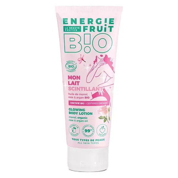 Energie Fruit Body Shimmering Milk Monoi Rose & Organic Argan 200ml