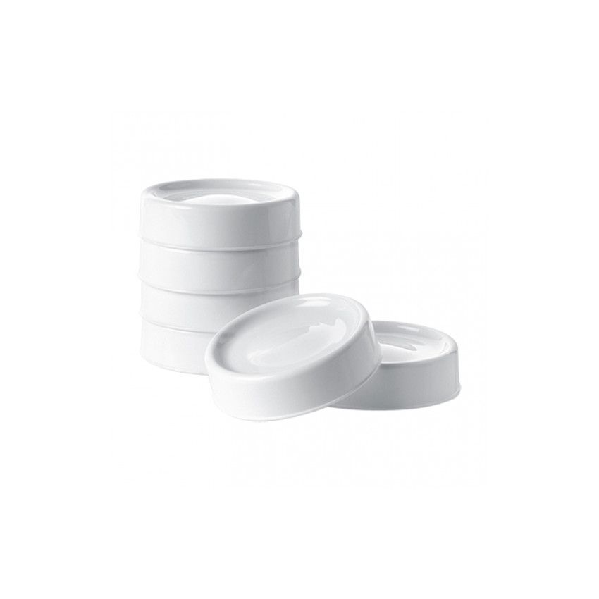 Lot de 4 couvercles biberon - Bleu