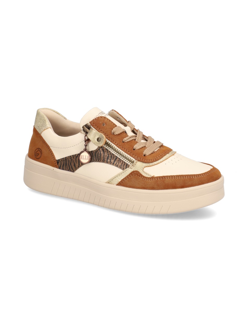 Lederkombination Sneaker