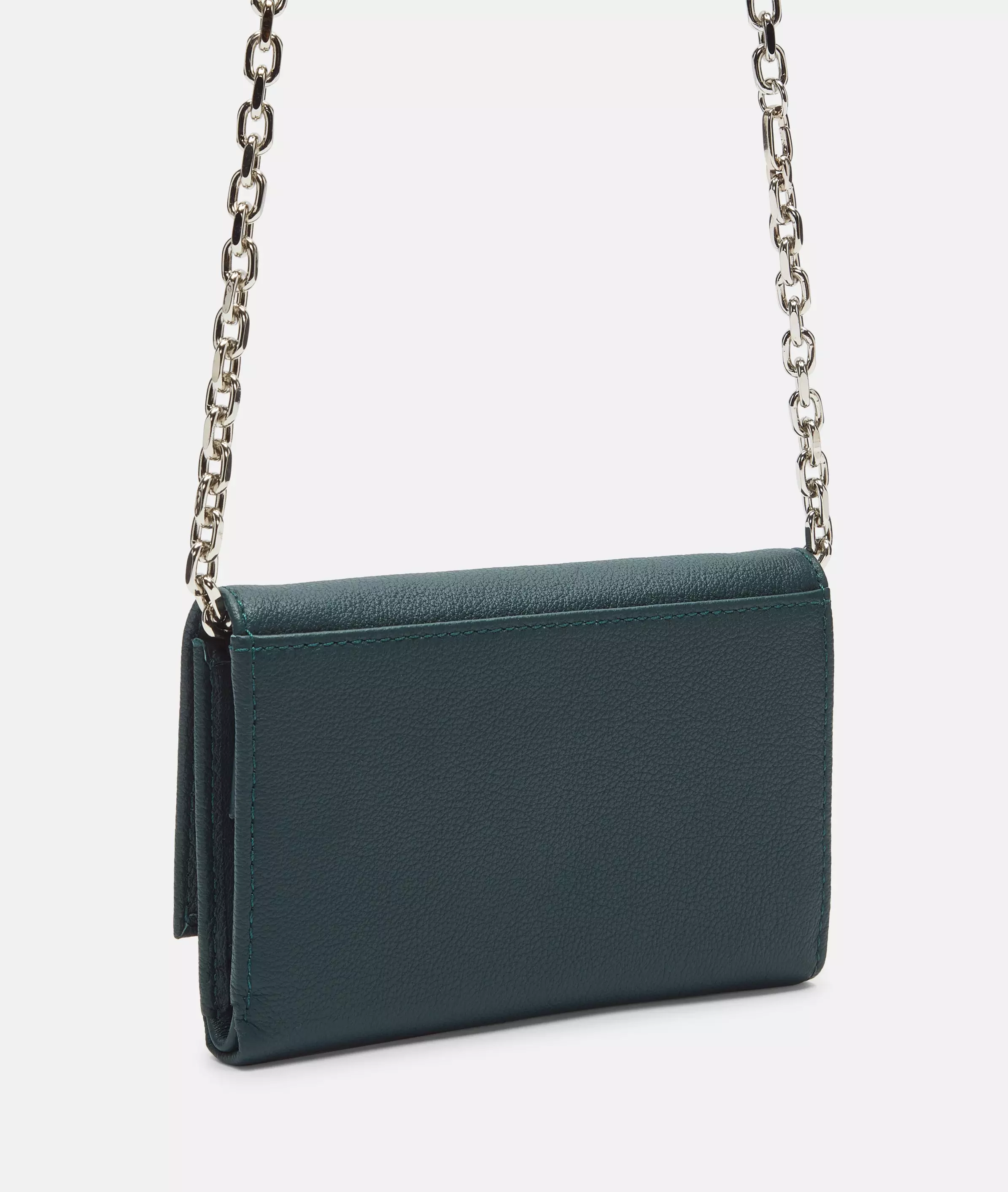 Malia wallet L Large wallet with chain strap made from cowhide
