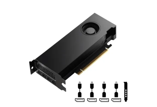 NVIDIA RTX 4000 SFF Ada Generation - Grafikkort - RTX 4000 Ada - 20 GB GDDR6 - PCIe 4.0 x16 - 4 x DisplayPort