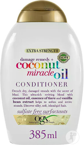 Ogx Après-Shampoing Extra Strength Damage Remedy + Coconut Miracle Oil 385ml
