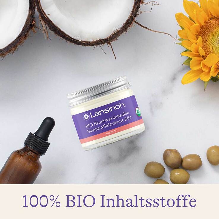 Lansinoh Bio Brustwarzensalbe, 60 ml