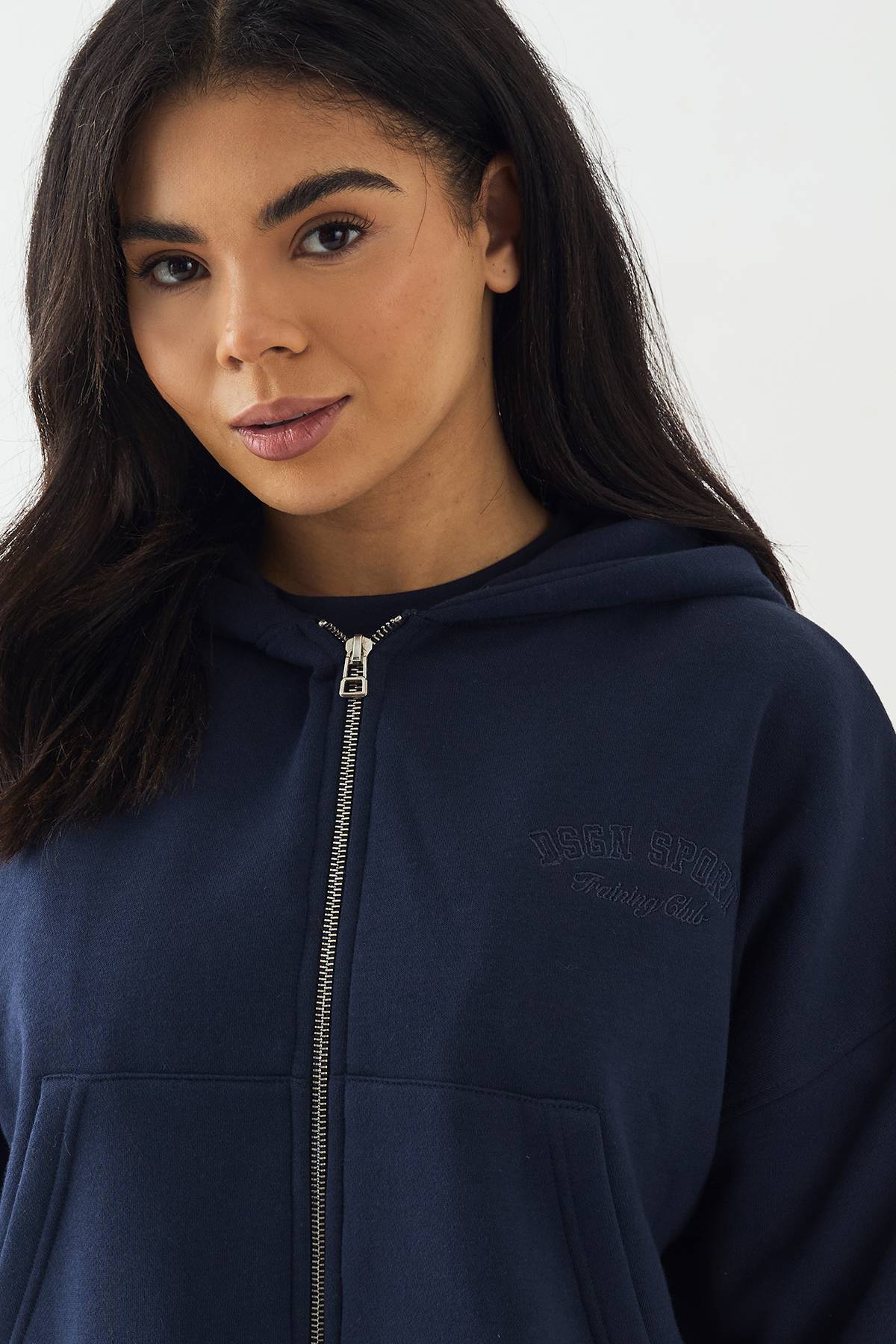 Sweat à Casynthétiqueche Zippé Boxy DSGN Studio Sport Training Club