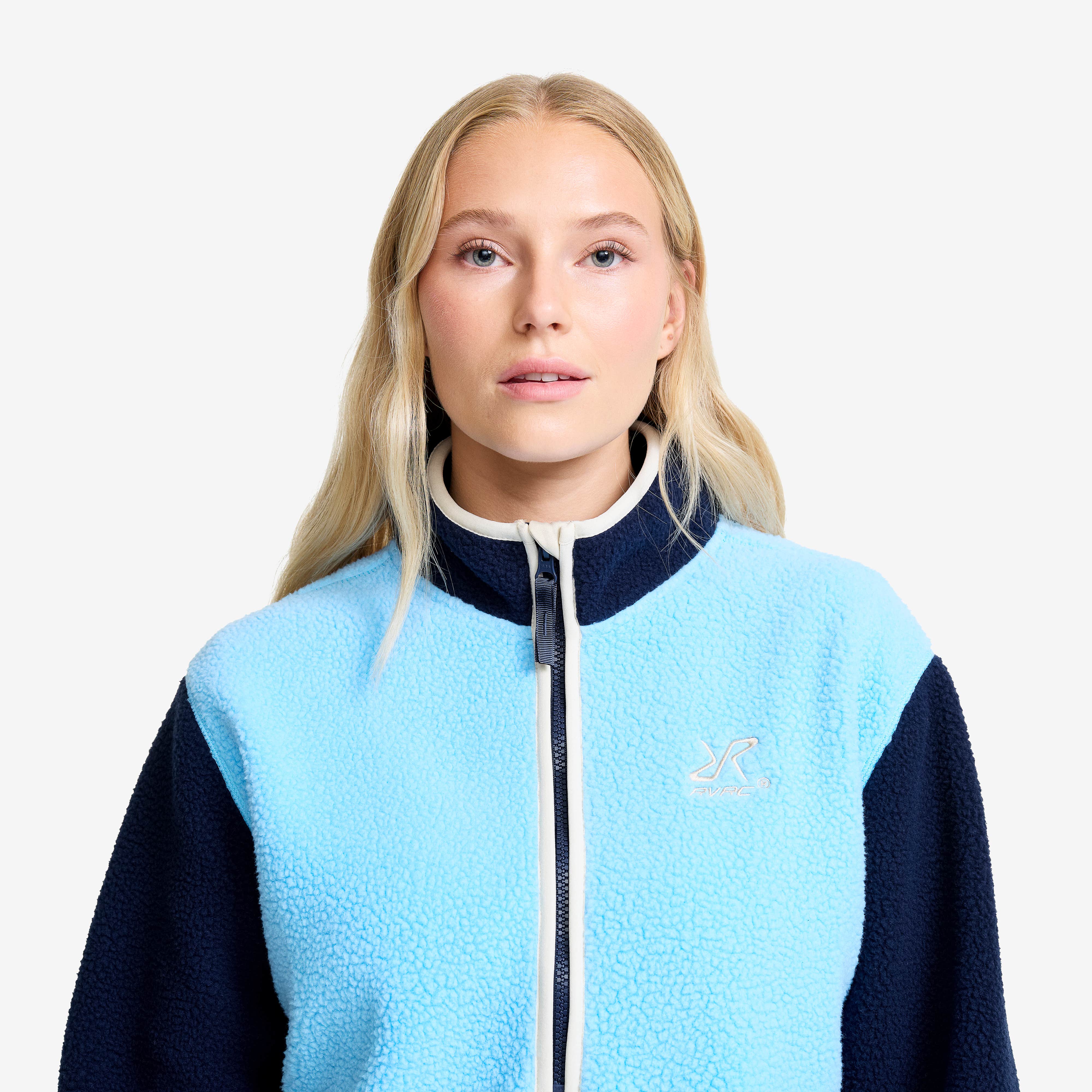 Canyon Half-zip Pile Fleece Dame Navy/Alaskan Blue