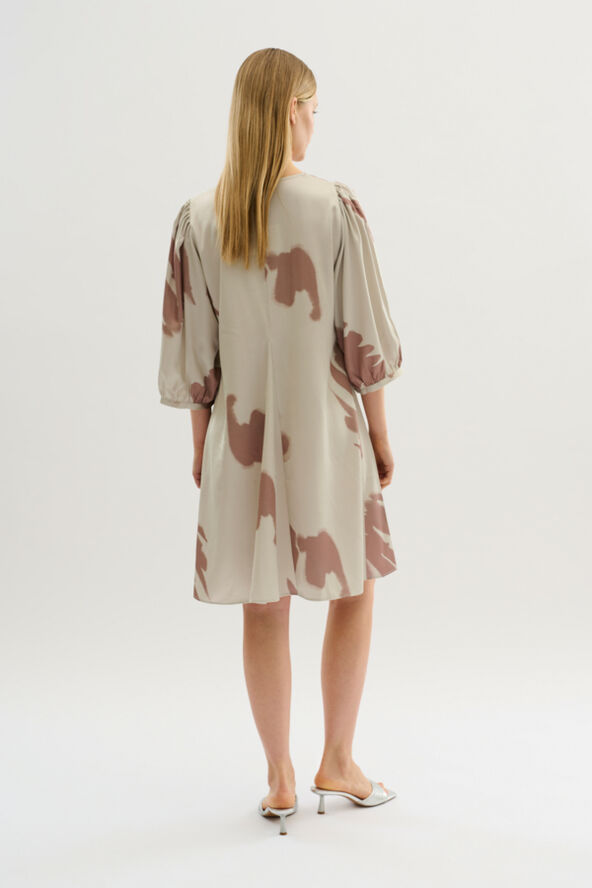 Karen by Simonsen KBPalmer Indie Dress Silver cloud - palmer