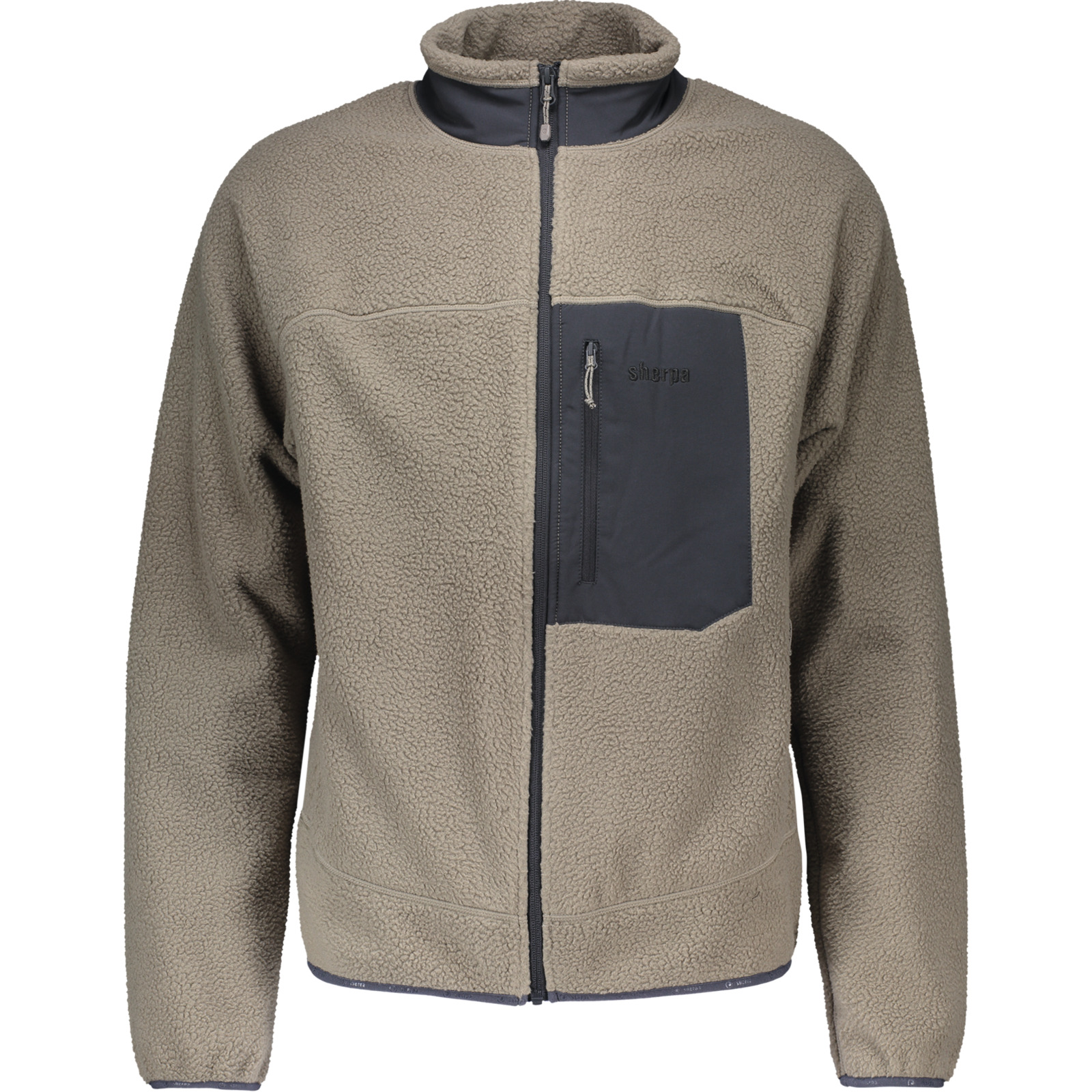 Sherpa Herren-Berberjacke Kheen S, grau