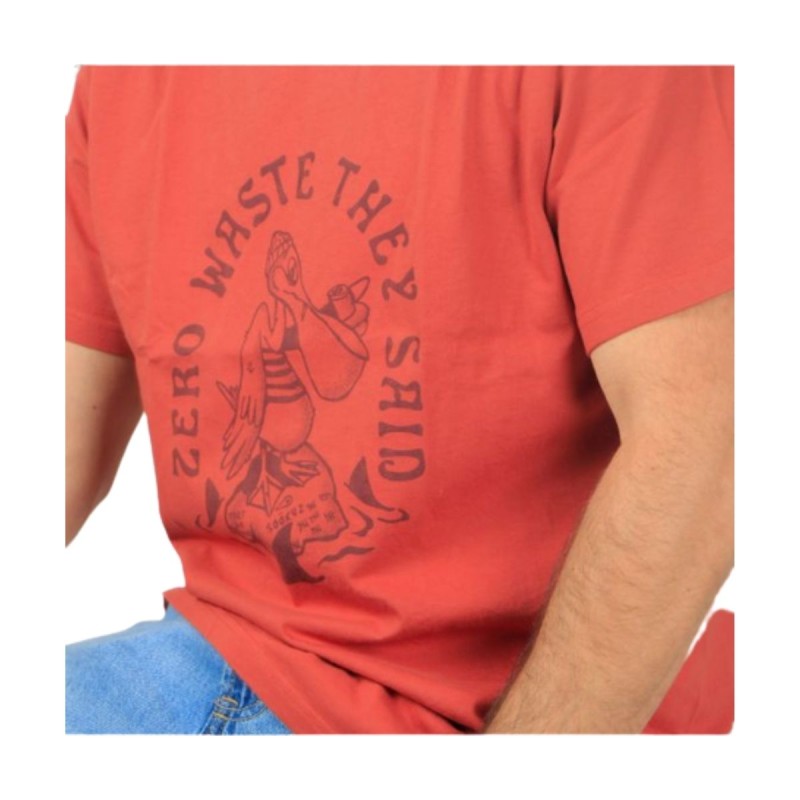 T-shirt Sooruz SS Pelican Organic Cotton Rouge - The Corner Shop