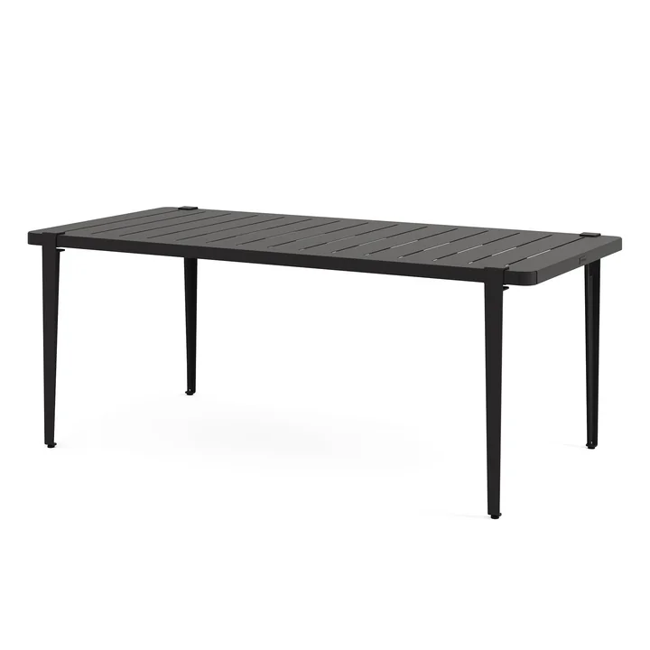 TipToe - Gartentisch MIDI Kollektion, 190 x 90 cm, graphitschwarz