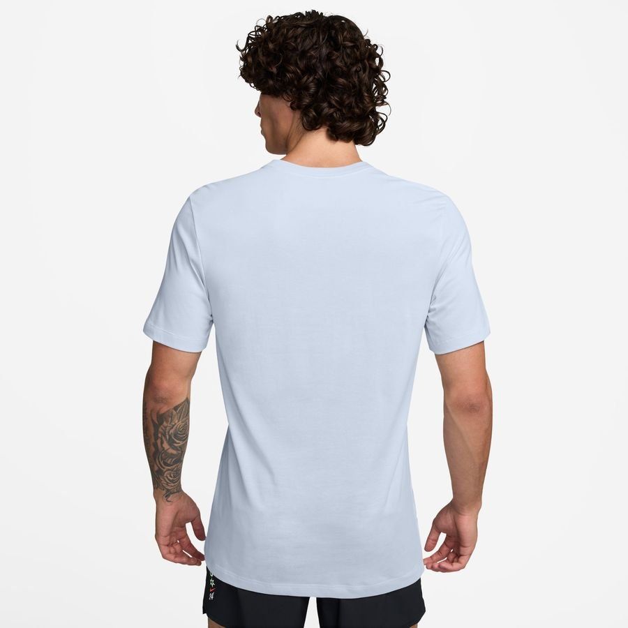 Nike T-shirt Running Dri-FIT Run Trail - Gris/Noir