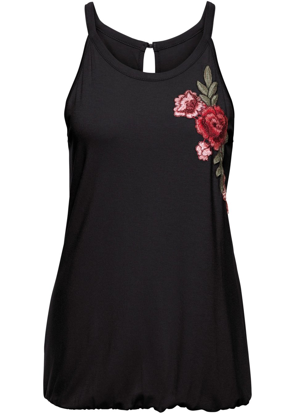 Top avec broderie