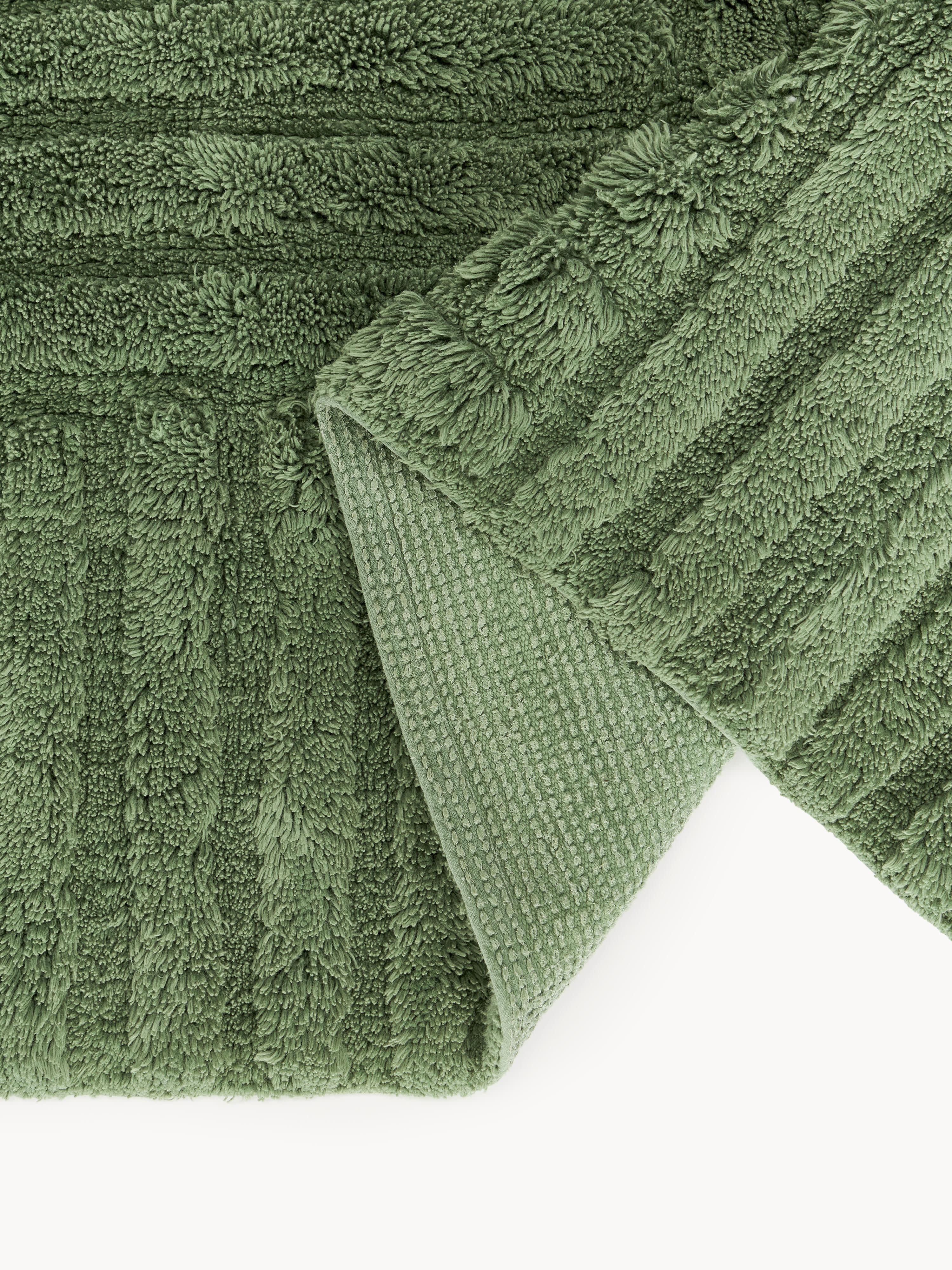 Badmat Tianna met hoog-laag structuur, antislip