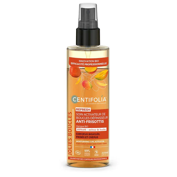 Centifolia Soin Activateur de Boucles Anti-Frisottis 200 mL