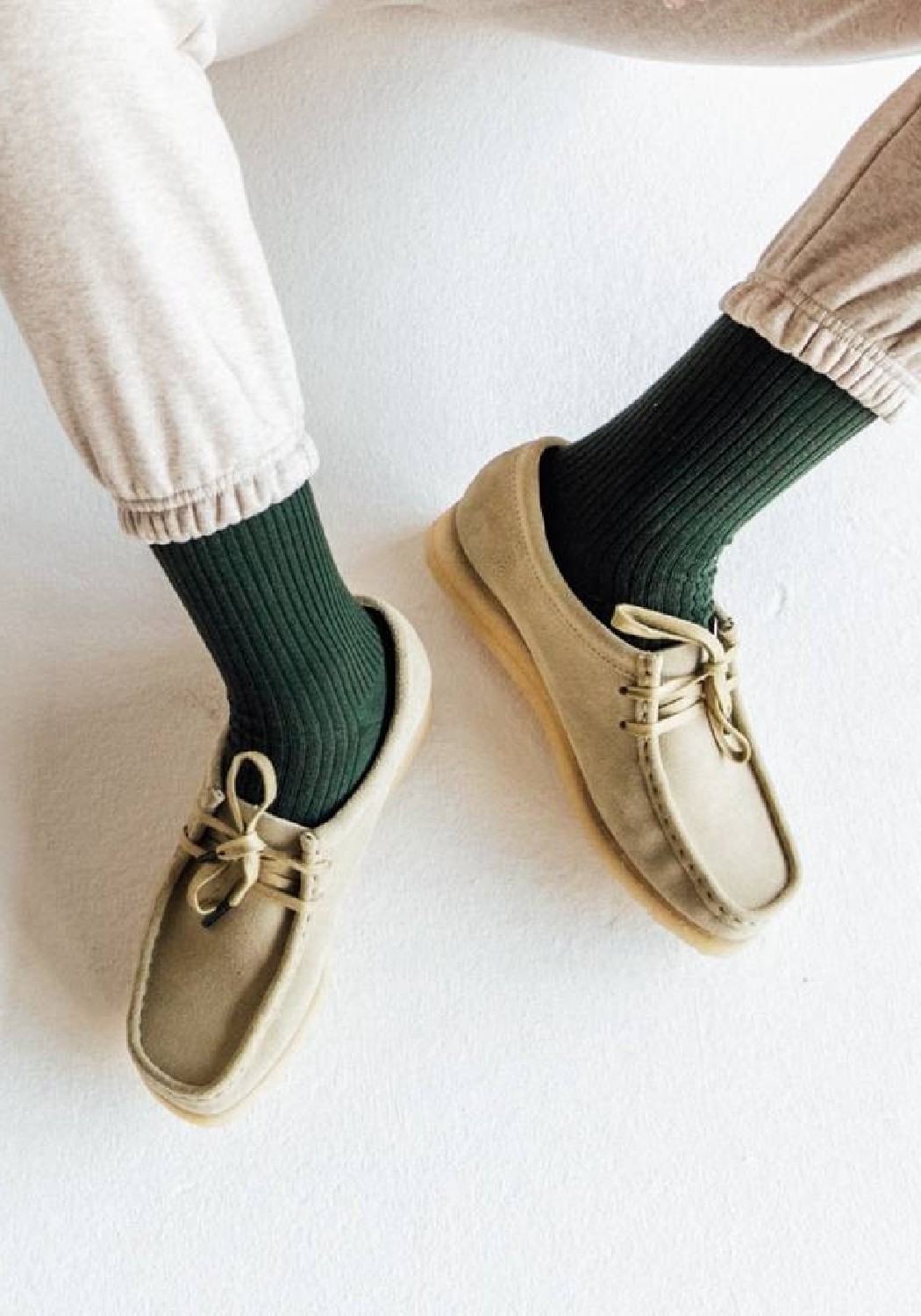 DillySocks Socken Ribbed Forest Green