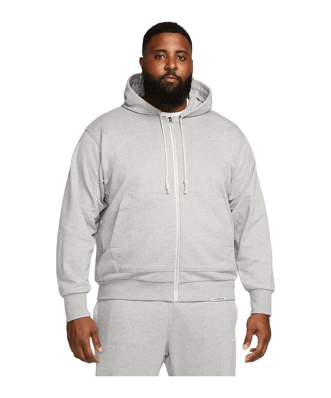 Nike Standard Issue Hoody Grau F063