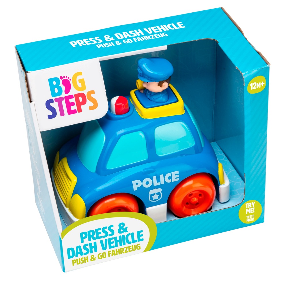 Big Steps Vroom Press & Dash Fahrzeugsortiment