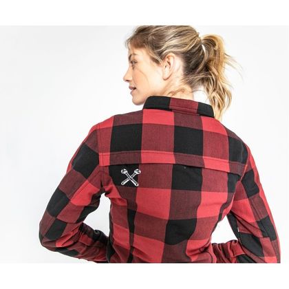 Surchemise John Doe MOTOSHIRT WOMEN - Rouge