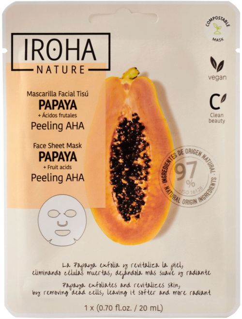 Peeling AHA Papaya Face Sheet Mask