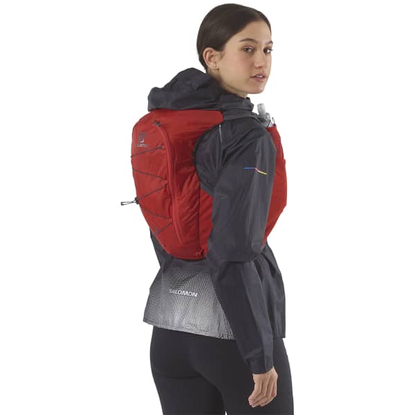 Sac trail SALOMON ACTIVE SKIN 8 SET FIERY RED/EBONY