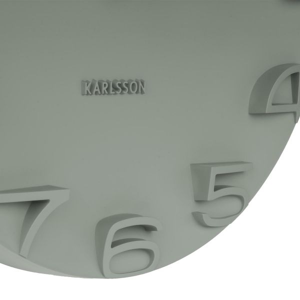 Karlsson On The Edge Wandklok - 42 cm - Groen