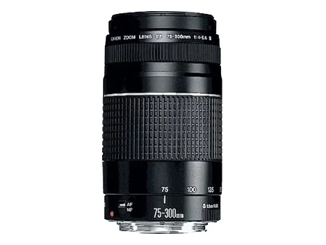 Canon EF - Telefoto zoom objektiv - 75 mm - 300 mm - f/4.0-5.6 III - Canon EF - for EOS 1000, 1D, 50, 500, 5D, 7D, Kiss F, Kiss X2, Kiss X3, Rebel T1i, Rebel XS, Rebel XSi