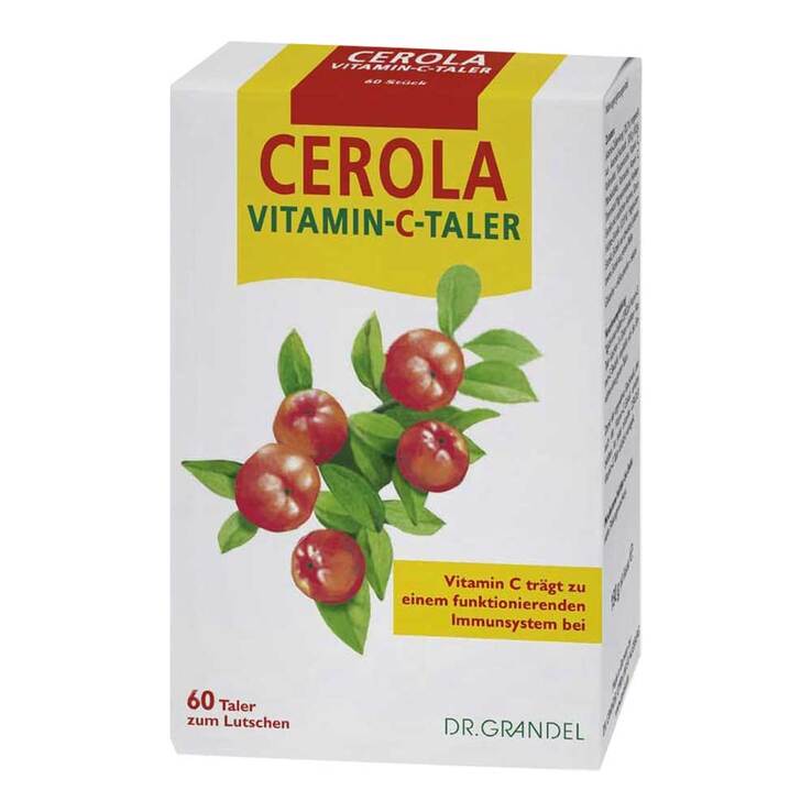 Cerola Vitamin C Taler Grandel, 60 St