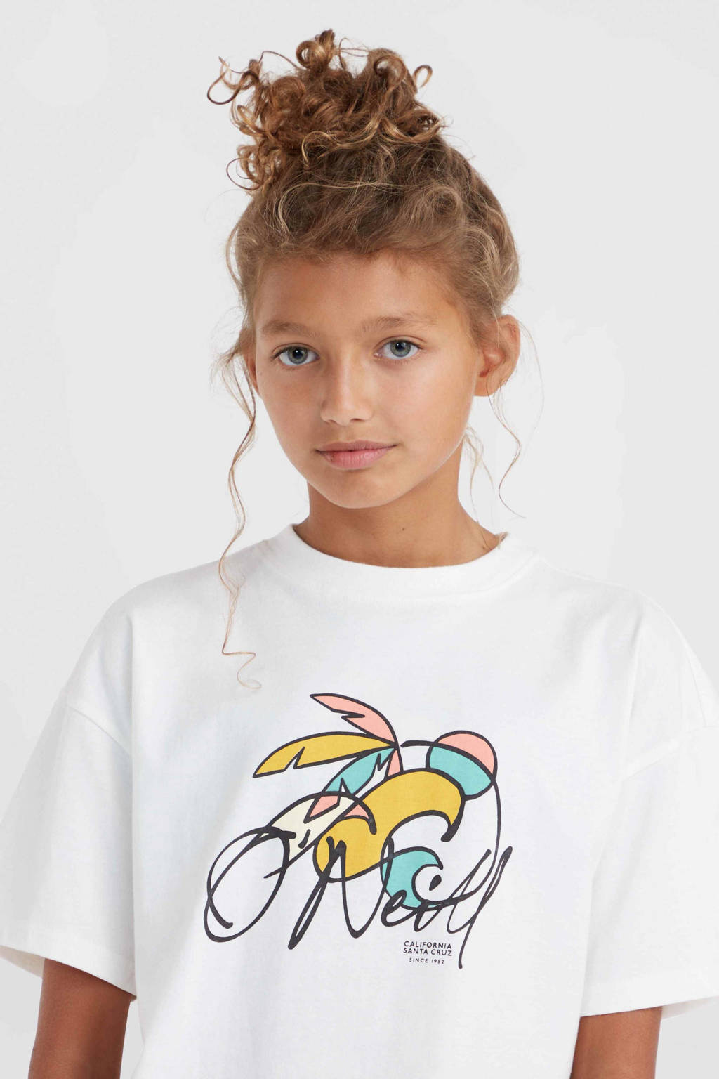 O'Neill T-shirt met printopdruk wit