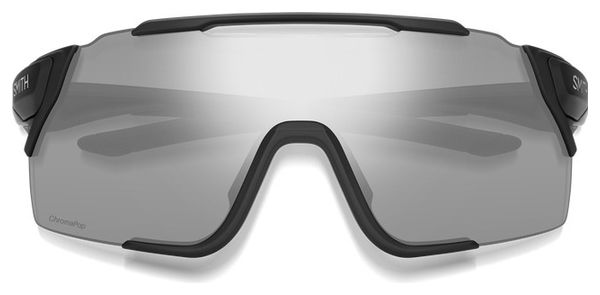 Lunettes Smith Attack Mag MTB Mat Noir   ChromaPop Platinum Mirror