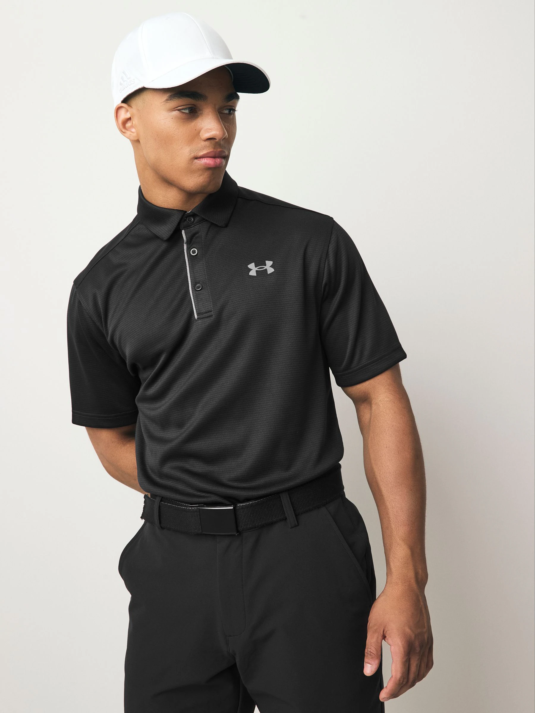 Zwart - Under Armour Golf - Tech poloshirt
