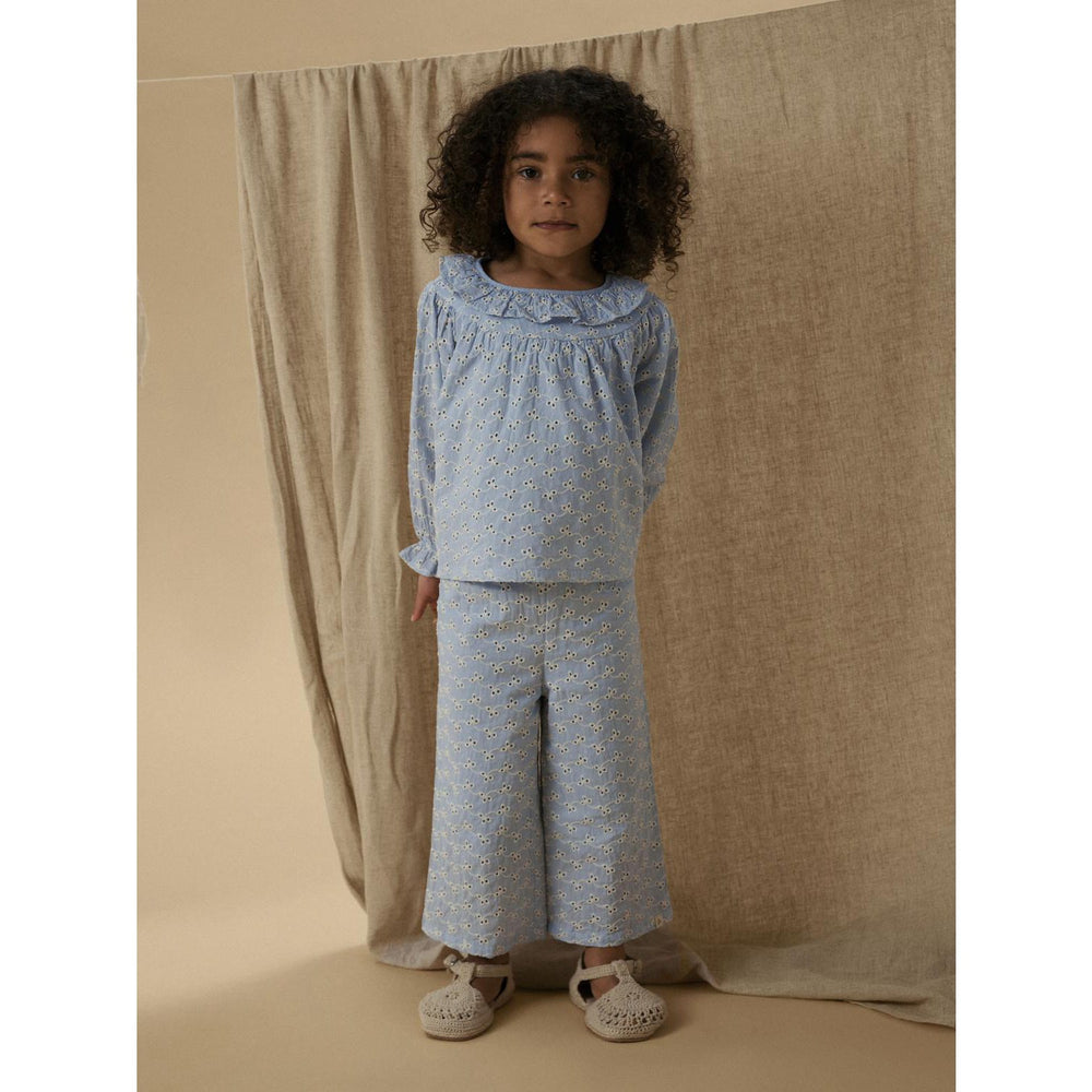 Køb Lil'Atelier Zen Blue Nmftessie Wide Bukser Lil