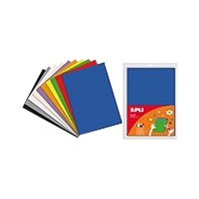 Apli - 10 feuilles mousse - coloris assortis