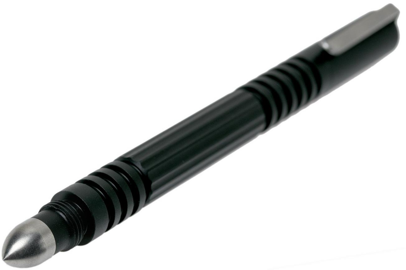 Rick Hinderer Investigator Pen Aluminium Matte Black, tactische pen