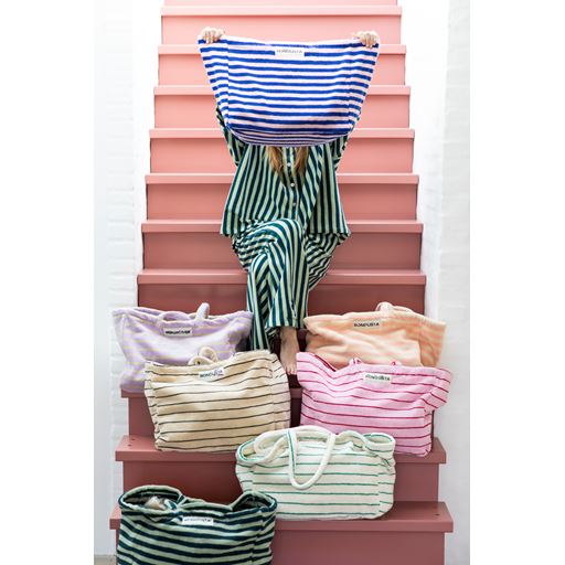 Bongusta Naram Weekendtaske, Sea Foam & Deep Teal