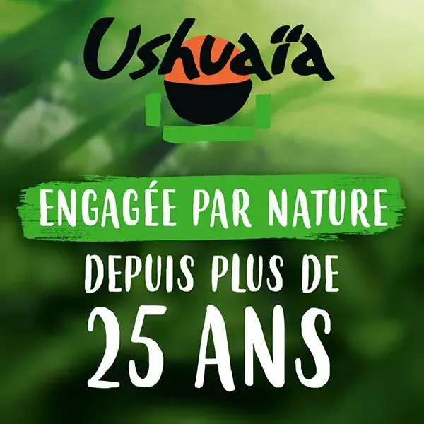 Sabonete líquido orgânico certificado Ushuaïa com romã, 250ml
