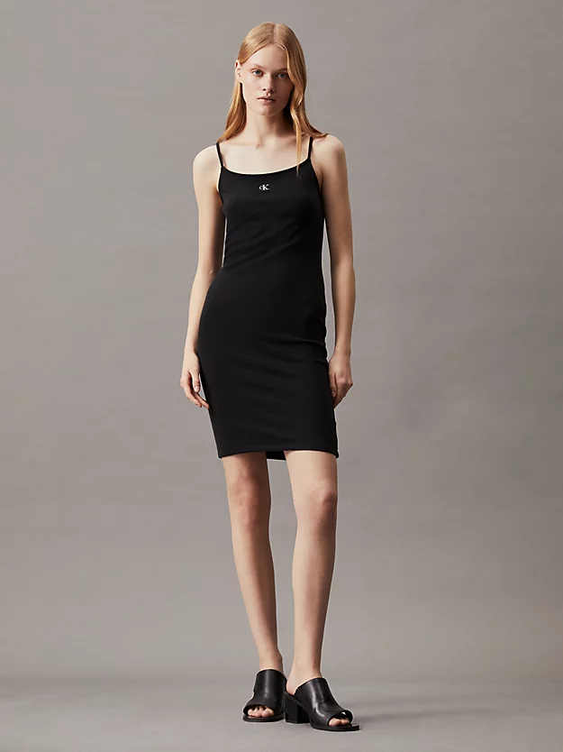 Minivestido de malha texturizada com modelagem justa