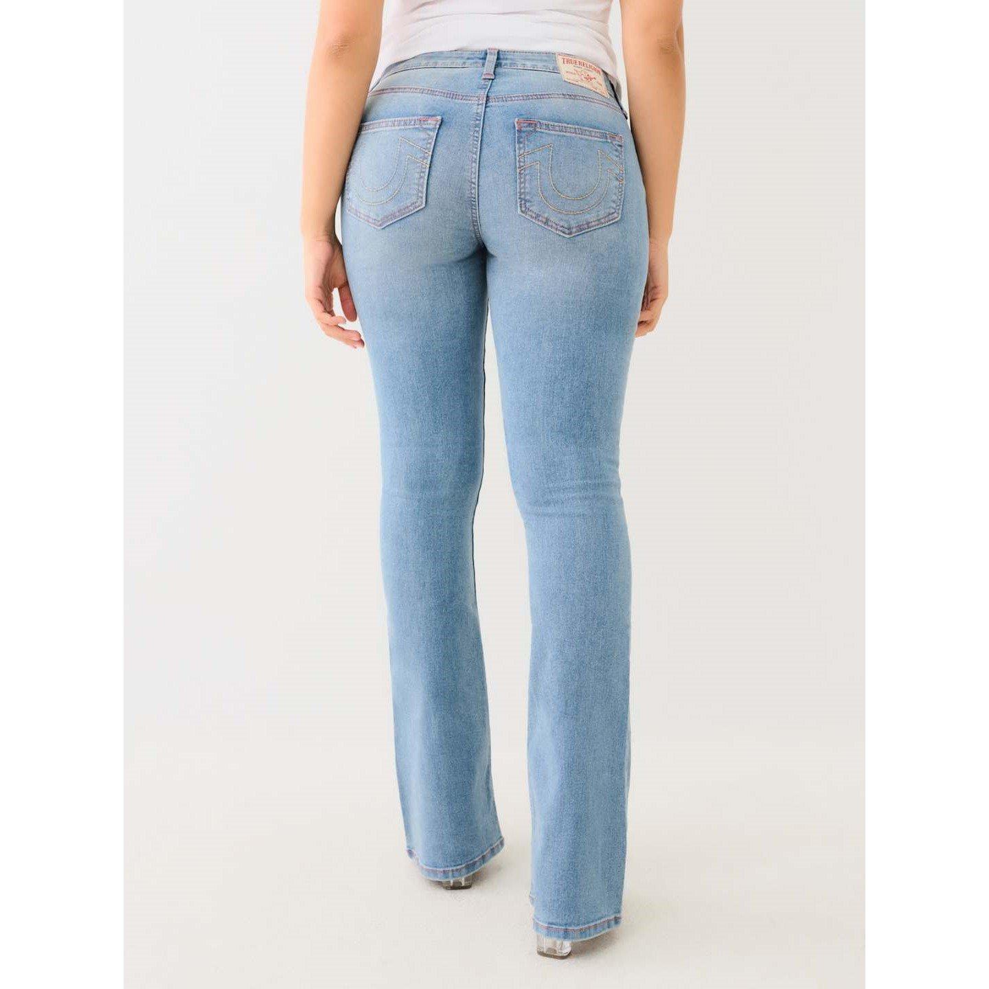True Religion TR Becca Mid Rise Bootcut Jeans Womens