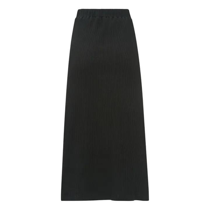 Poudre Organic Jupe longue Cosmos Côtelé - Collection Femme | Noir