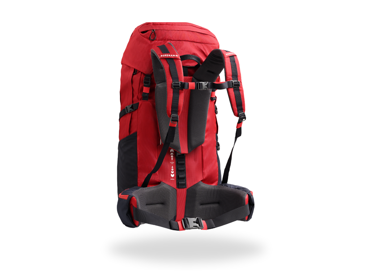 NORDKAMM Antares Trek & Travel 50 liter rugzak - Red